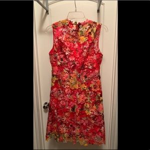 Elie Tahari red Ophelia lace dress - 4